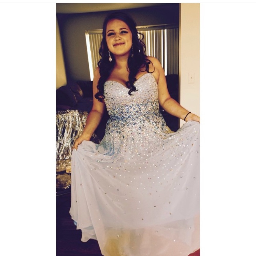 Mori Lee, long sweetheart dress